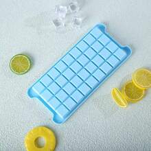 1pc Square 36 Grid Silicone Ice Cube Tray, Creative Jelly Ice Cream Maker Mold For Home Use - Baby Blue - View 3