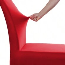 Charm Of Detail Chair Covers - Red - View 4