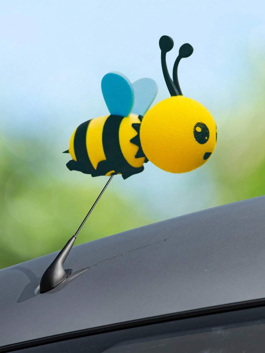 Bumblebee Antenna Topper Antenna Ball Car Decoration - Yellow - View 1