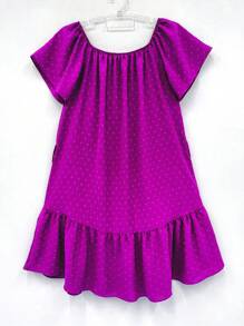 olinka modas Plus Size Dresses - Red Violet - View 3