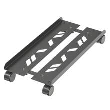 Computer Tower Stand, Adjustable Mobile CPU Stand, Ventilated PC Tower Stand CPU Holder With Rolling Caster Wheels, Steel PC Floor Cart PC Riser Fits Most PC For Gaming Office Desk Accessories - Black - View 1