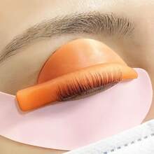 Silicone Curler Pad,10Pcs/5sizes For Lash Perm Kit Reusable Soft Curls Eyelash Lifting Rod Makeup Beauty Tool Lash Lift Pads - Orange - View 3