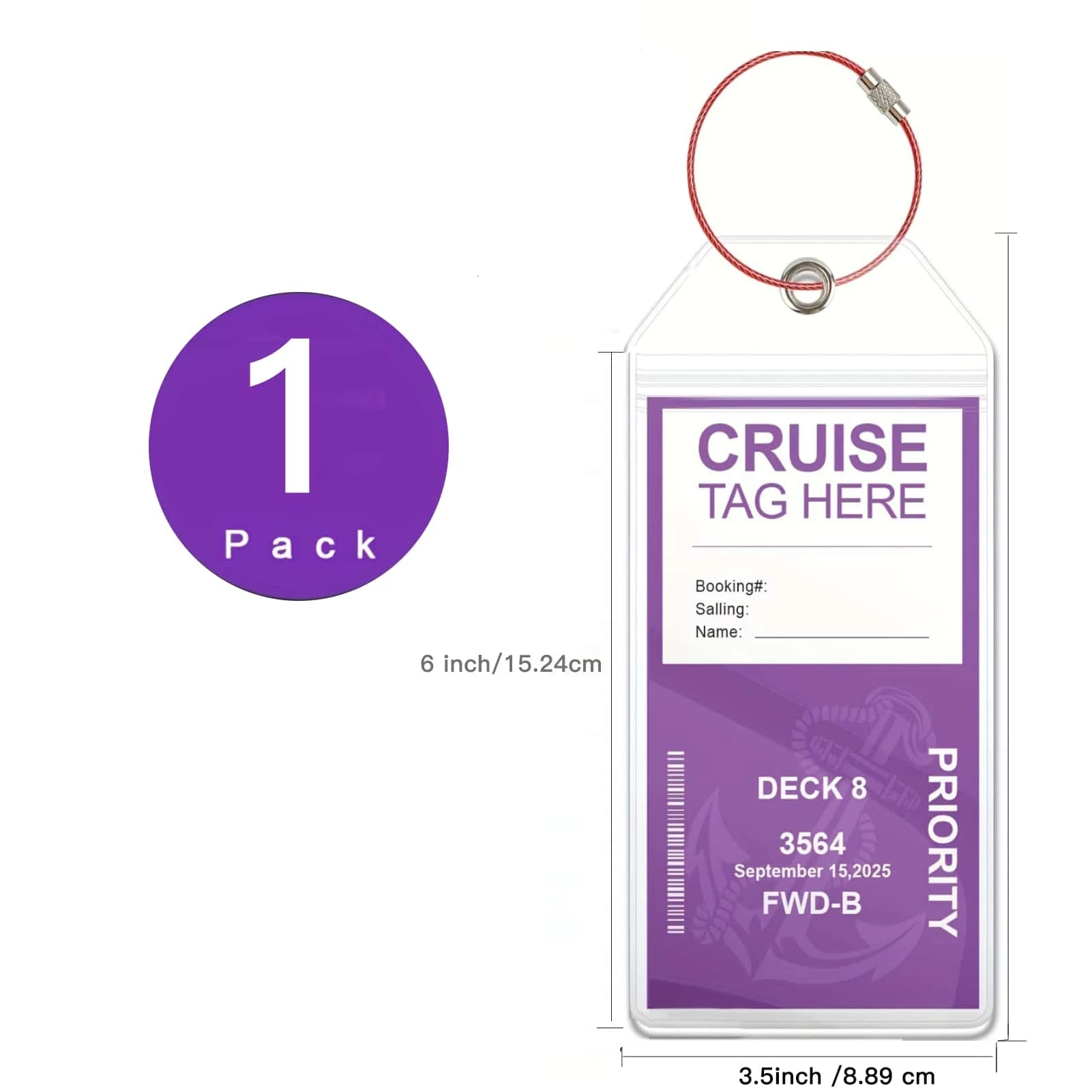 5/10pcs Cruise Luggage Tags,Carnival Cruise Luggage Tag Clear Luggage