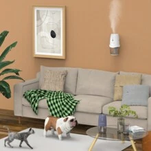 Máy khuếch tán hương thơm 1 PC với sương mù nước tinh tế và nhẹ nhàng, không để bàn ướt, cảm biến phun hương thơm kích hoạt bằng âm thanh Máy khuếch tán hương liệu ánh sáng ban đêm, treo tường hoặc gắn trên bàn - trắng - Xem 7