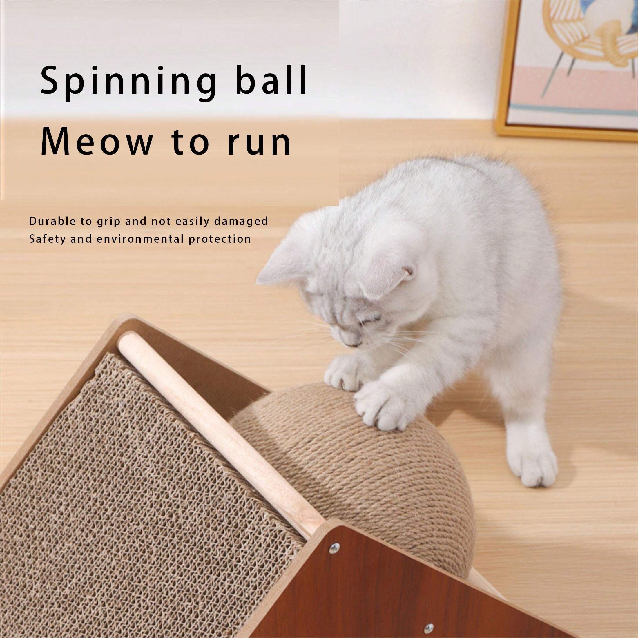 One Set Large Vertical Cat Scratcher Triangle Cat Toy Sisal Cat Scratch