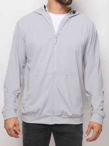 Men Jackets & Coats - 淺灰色 - 查看 4