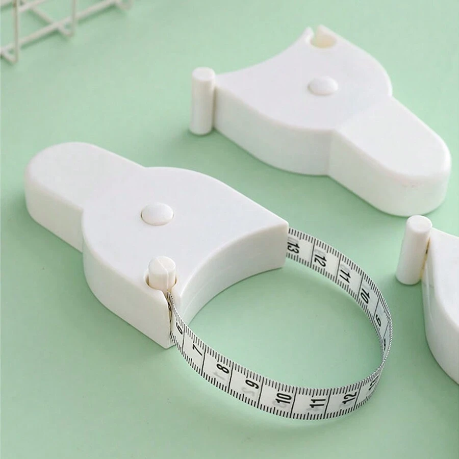 1PC Automatic Precision Measurement Of Circumference, Waist Circumference, Three Circumference, Arm Circumference, Abdominal Circumference, Leg Circumference, Body Circumference, Head Circumference, Multifunctional Special Soft Tape Measure,Ruler,Rulers - White - View 1