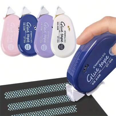 1 pezzo Nastro adesivo biadesivo da 6 m x 6 mm, per fai da te, scrapbooking, collage, album fotografico, forniture per la cancelleria scolastica, rullo da tornare a scuola