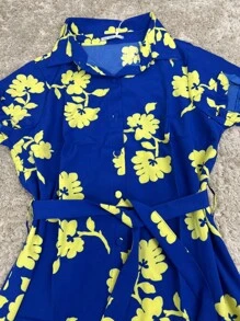 Women Dresses - 寶藍色 - 查看 3