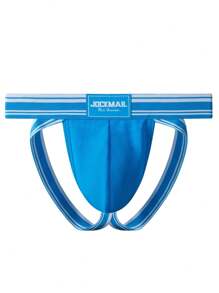 JOCKMAIL Men Mesh Jockstrap, Breathable Athletic Supporter Sexy Underwear - Blue - View 4