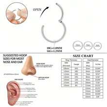 3入組鼻環套裝,三色中鼻環套裝,18k鍍金中鼻環及身體穿孔珠寶,無閉合,適合男女使用 - 3pcs鼻環套裝 - 查看 3