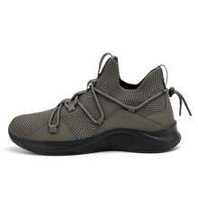 Men's Lightweight Breathable Sweat Absorbing Casual Sports Shoes, Outdoor Non-Slip Wear Resistant Running Shoes