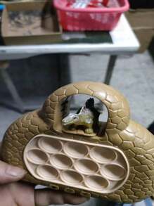 Dinosaur Push-Box Game Console For Kids, Puzzle & Stress Reliever Toy, Random Dinosaur Design - Multicolor - View 2