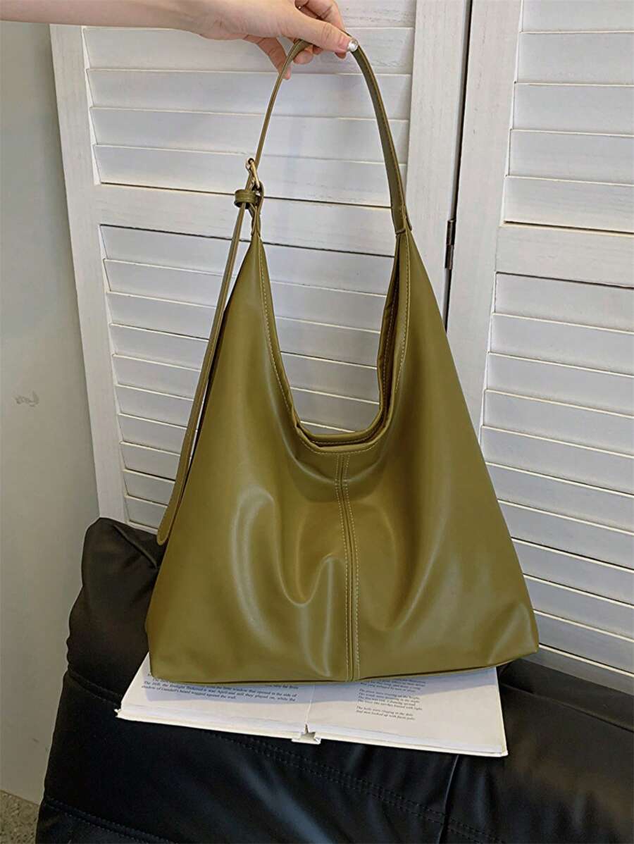 This Year's Popular Fashion Large Handbag For Women, New Design Shoulder Bag, Tote Bag - Green - View 1