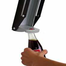 1pc Wall-Mounted Hand Pull Can Plastic Bottle Crusher Can Opener Innovative Bottle Opener. - Multicolor - View 5