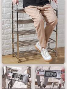 Storage Rack 3Y4 Layers Shoe Rack Easy To Assemble - Silber - Übersicht 6