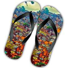 Chinelo de Dedo Masculino Favela Quebrada Mandrake Morro Adulto e Infantil - Preto - Visão 5
