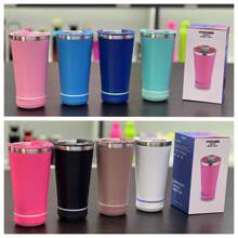 MOREKA Altavoz Bluetooth portátil con taza de agua, taza de agua potable diaria, altavoz Bluetooth de fidelidad de graves, integración multifuncional - Rojo - Ver 5