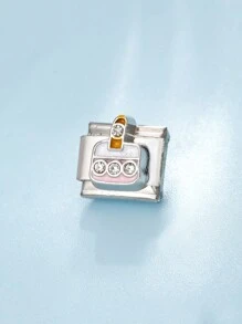 2024年新款意大利魅力模組手鏈diy珠寶節日禮物,可自由搭配不同風格,提供手工字母選項 - 彩色 - 查看 19