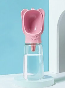 1 Pieza 350ml/550ml Contenedor De Alimentos Desmontable Y Botella De Agua Para Mascotas Todo En , Taza Portátil Para Exterior