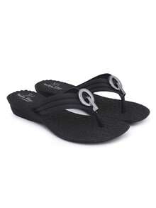 Women Heeled Sandals - 黑色 - 查看 1