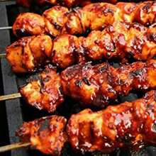 G & F Large Stainless Steel BBQ Skewers, 17-Inch Long, Half-Inch Wide Blade, Set Of 8 - 銀色 - 查看 8
