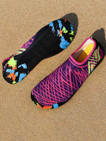 女士速乾水鞋,適用於休閒運動、游泳、海灘、遠足,裸足友好皮襪鞋,有大尺寸尺碼