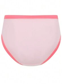 Young Girl 4pcs Soft, Comfortable And Cute Cartoon Printed Casual Triangle Panties - Multicolor - View 6