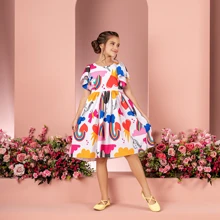 Young Girls Dresses - Blanco - Ver 1