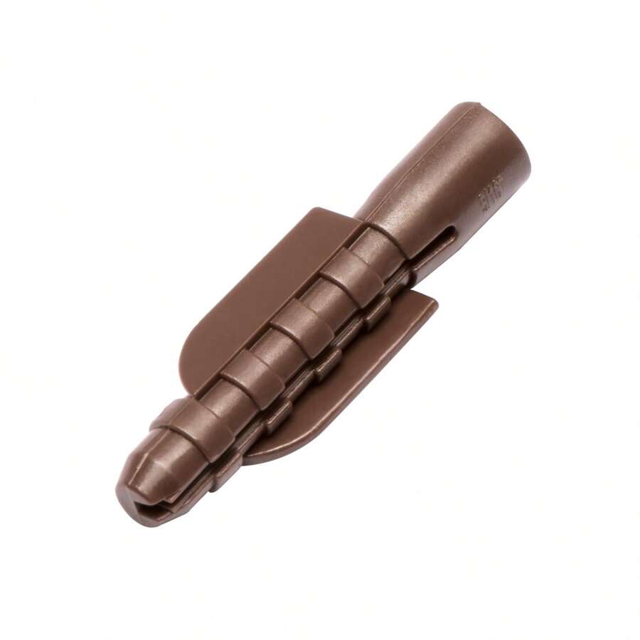 TRUPER Bolsa con 20 taquetes de plástico 5/16", Fiero - Café integral - Ver 1