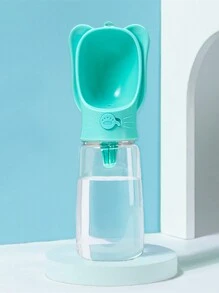1 Pieza 350ml/550ml Contenedor De Alimentos Desmontable Y Botella De Agua Para Mascotas Todo En , Taza Portátil Para Exterior