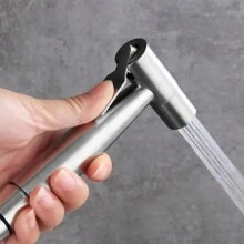 1 Stück 304 Edelstahl Toiletten Frauen Waschmaschine, Sprühgerät, Hochdruck-düse, Wc-waschmaschine Zur Reinigung Von Badezimmer Und Körper Ohne Löcher