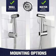 1 Stück 304 Edelstahl Toiletten Frauen Waschmaschine, Sprühgerät, Hochdruck-düse, Wc-waschmaschine Zur Reinigung Von Badezimmer Und Körper Ohne Löcher