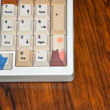 (Chỉ có Keycap) 8 phím PBT chủ đề mèo hoàng hôn Cherry Profile năm mặt Dye-Sub Legends thiết kế hoạt hình dễ thương Bộ phím tùy chỉnh - Tương thích với tất cả các công tắc trục hình chữ thập (kiểu Cherry) Bàn phím cơ chơi game - mèo hoàng hôn - Xem 7
