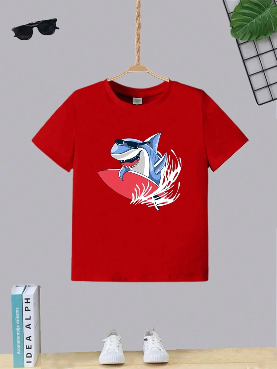 Tween Boys Shirts - Đỏ - Xem 1