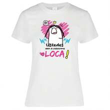 Playera de Moda para Mujer 1 Pza Estampado Van a Volverme Loca | Día de las Madres | 10 de Mayo - Blanco - Ver 2