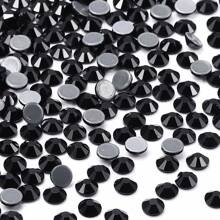 Glass Hotfix Rhinestones, 0.47 To 2.51 Inch Flat Bottomed Circular Rhinestone, Suitable For Clothing, Shoes, Hats, Jewelry Accessories - Black - View 3