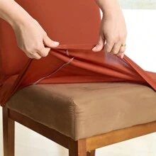 Charm Of Detail Chair Covers - Terracotta - View 5