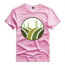 Men T-Shirts - 粉色 - 查看 1