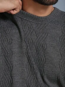 Men Sweaters - Dark Grey - View 7