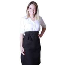 Avental Curto com Bolso Tecido Gabardine