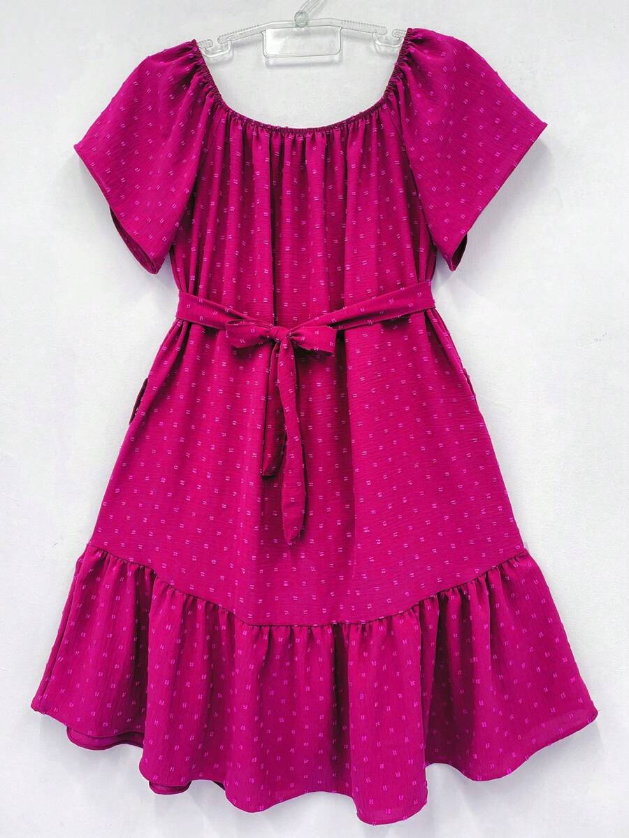 olinka modas Plus Size Dresses - Hot Pink - View 1