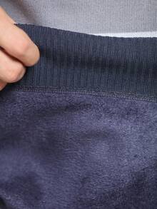 Men Sweaters - 酒紅色 - 查看 8