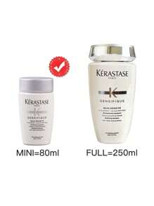 Kérastase 卡诗迷你丰盈洗发露 80ml，蕴含玻尿酸，专为细软发质设计。丰盈强韧洗发露 | 去除堆积物，增添光泽 | 蕴含玻尿酸 | 适合细软发质 [随机包装（2 种款式）] - 白色 - 查看 2
