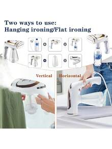 Plancha de Vapor para Ropa, Ideal para Viajes - Blanco - Ver 6