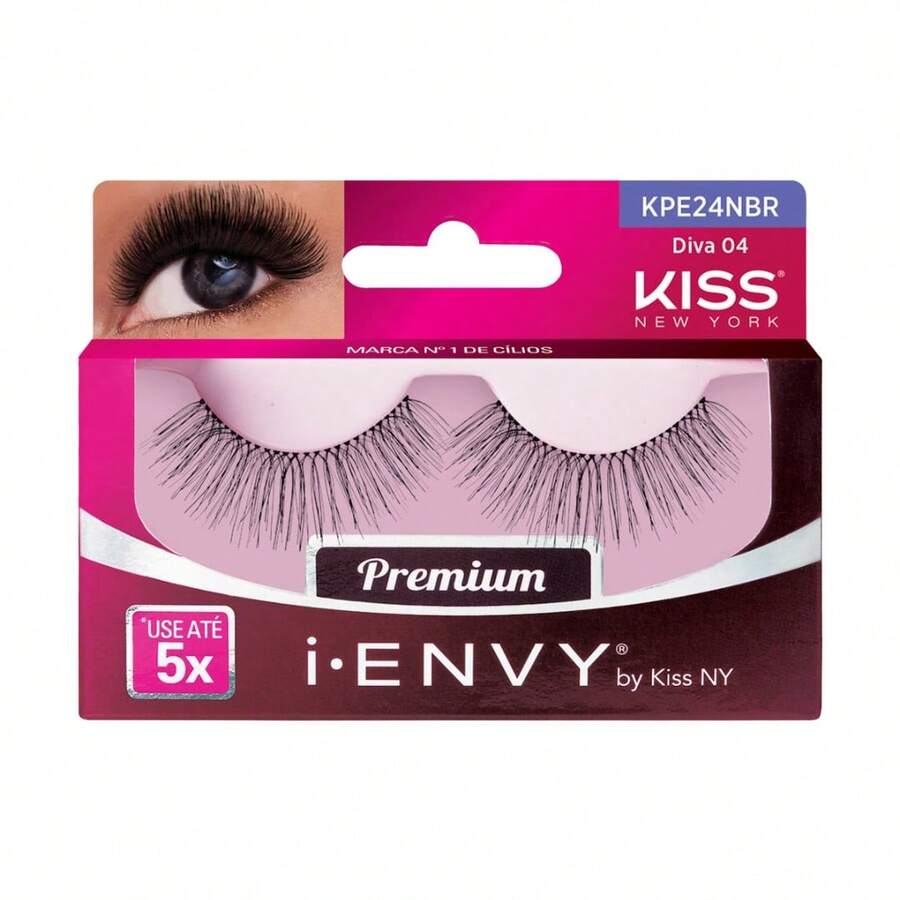 Kiss New York False Eyelashes - DIVA 04N - View 1