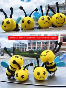 Bumblebee Antenna Topper Antenna Ball Car Decoration - Yellow - View 3