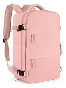 Women Fashion Backpacks - Pink - View 1