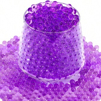 30000 件紫色水凝胶珠，适用于花瓶填充物、圣诞装饰、婚礼中心装饰、漂浮蜡烛、种植、花卉装饰的水凝胶珠