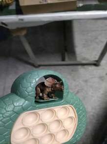 Dinosaur Push-Box Game Console For Kids, Puzzle & Stress Reliever Toy, Random Dinosaur Design - Multicolor - View 3